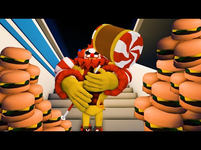 マックで『殺人鬼ドナルド🤡』が巨大なハンマーを持って追ってくる