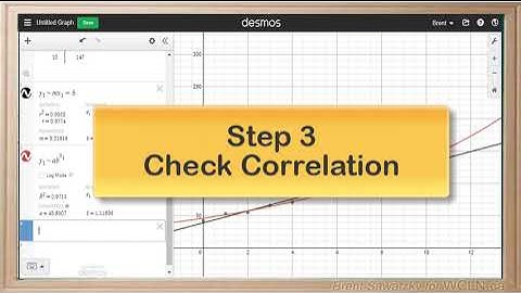 WCLN - Math - Regression with DESMOS (Steps)