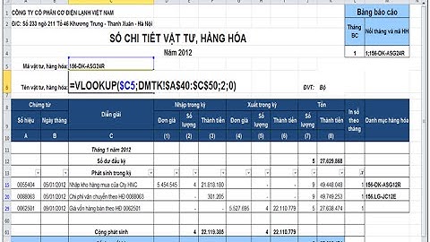 Các hàm Excel thông dụng trong kế toán, kiểm toán