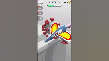 ASMR Slicing ! Walkthrough Level 74 #shorts