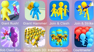 Join & Clash,Giant Hammer,Blob Clash,Gun Clash,Imposter Clash,Count Master,Join & Strike,Giant Rush screenshot 1