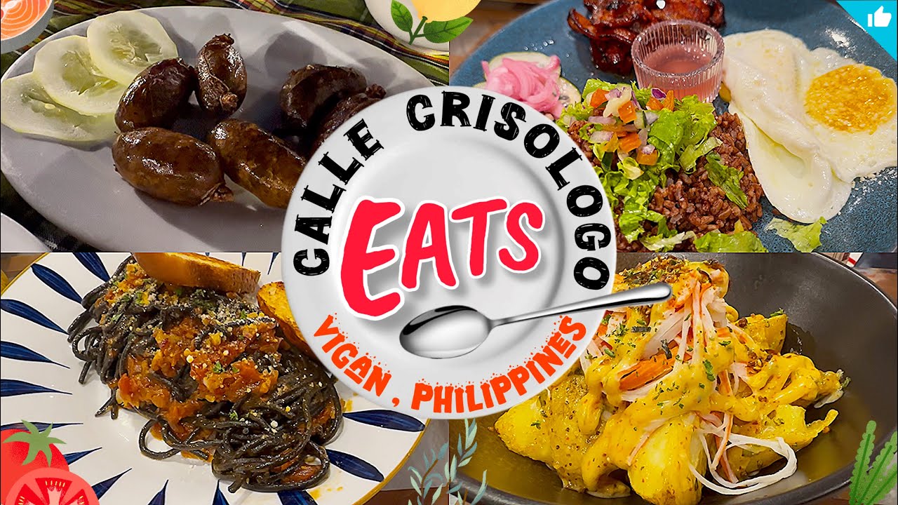 VIGAN Eats at CALLE CRISOLOGO ❤️PHILIPPINES |  Cherriblyme