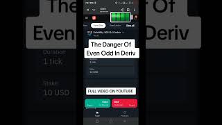 Be Extremely Careful When Trading EVEN ODD In Deriv 🚨⚠️ Profile