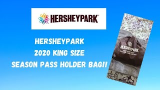 Hersheypark 2020 King Size Season Pass Holder Bag!!