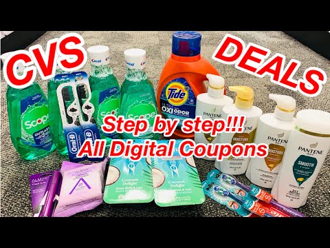 CVS COUPONING ***ALL DIGITAL COUPONS*** Step by step! July 6, 2023