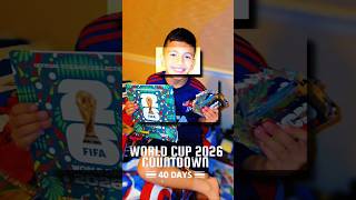 WORLD CUP COUNTDOWN: 40 DAYS⚽❤️ #worldcup2026 #copadelmundo2026 #paniniworldcup2026 #paninialbum2026