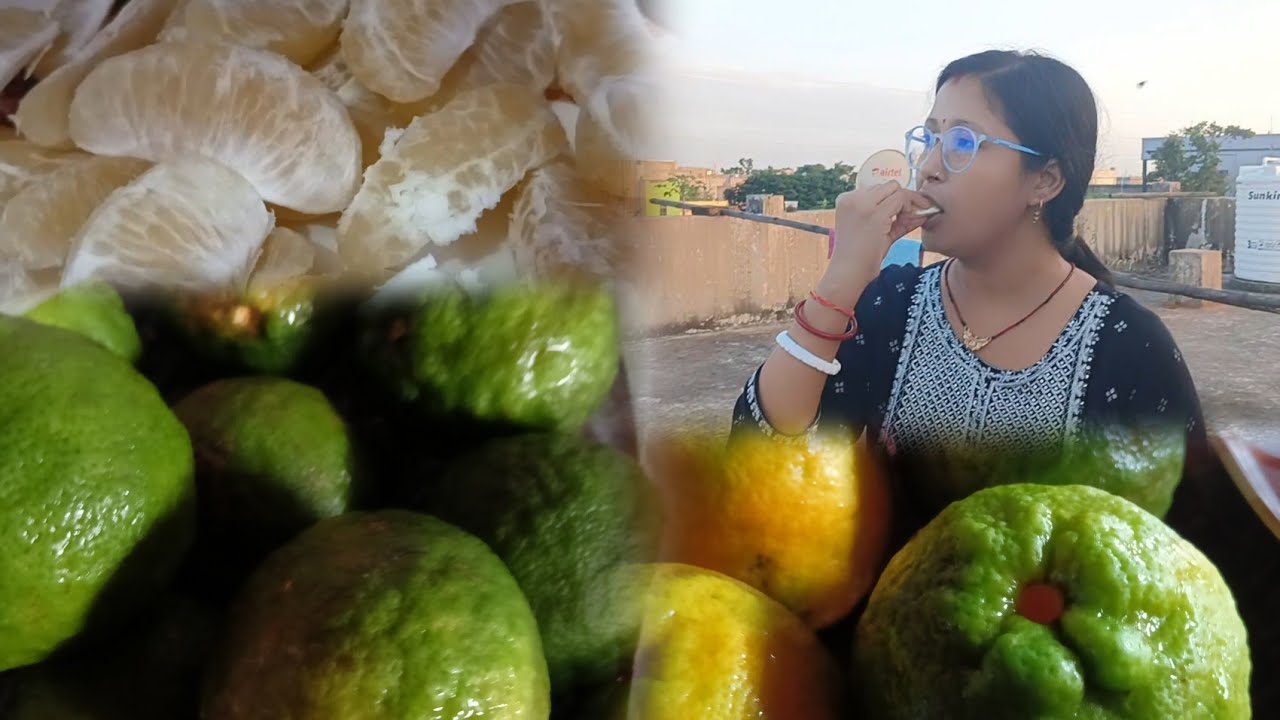 मायके से आया हुआ इतना सारा फल 🍊🍊🍊और सब का प्यार।।