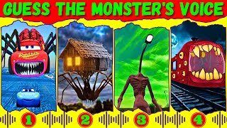 ❤️ Guess Monster Voice McQueen Eater, Spider House Head, Light Head, Train Eater Coffin Dance