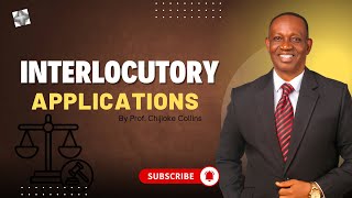 INTERLOCUTORY APPLICATIONS 