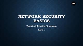Network Security Basics PT1