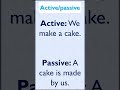 Active vs passive #dearsir #activepassivevoice #sentences #english #education