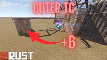 How to Build an Easy Outer Gate and TC w/ Bedroom | Rust 2023