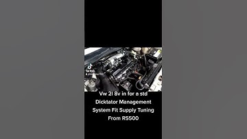 Vw 2l 8v in for a std Dicktator Management System Fit Supply Tuning From R5500 distribution car