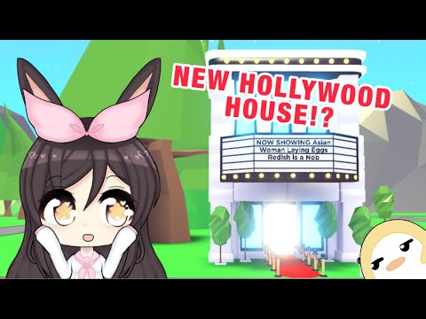Brand New Hollywood House In Adopt Me Its So Big Oo - remo roblox challenge