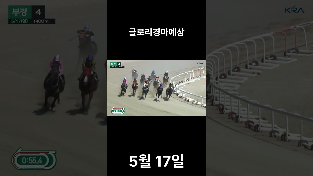 5월17일 일요일 부산 4경주 복승 적중 배당은 작았지만 이후  마지막 삼복 고배당 까지 적중
