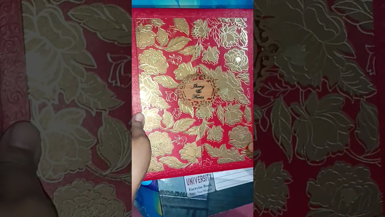 our wedding reception card 