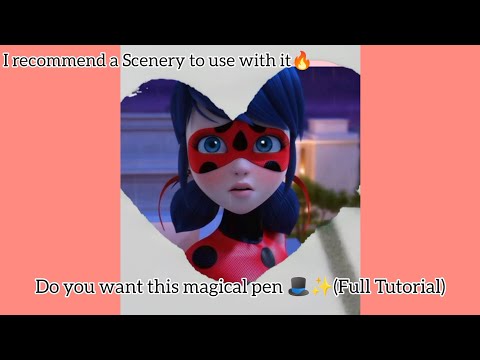 Do You want This Magical pen ✨🎩🔮// Full Editing Tutorial of This Magic pen❣️/ #power_of_editing