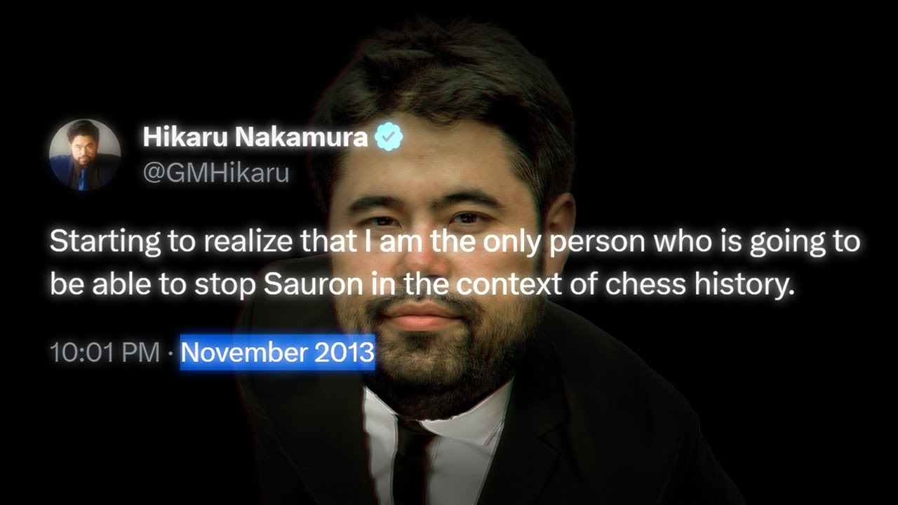 INKUNZI EMNYAMA on X: The chess position is from an actual game played in  2017. Magnus Carlsen vs Hikaru Nakamura. It's great that they didn't just  put random pieces with nonsense arrangement
