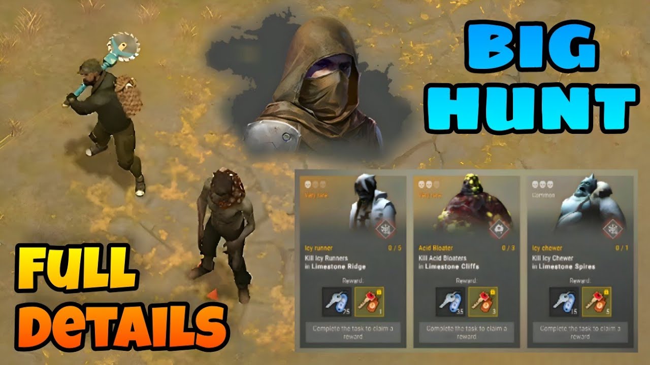 HOW TO COMPLETE BIG HUNT EVENT | OPENING 2 BLUE CHEST WITH 50 KEYS IN LAST DAY ON THE EARTH