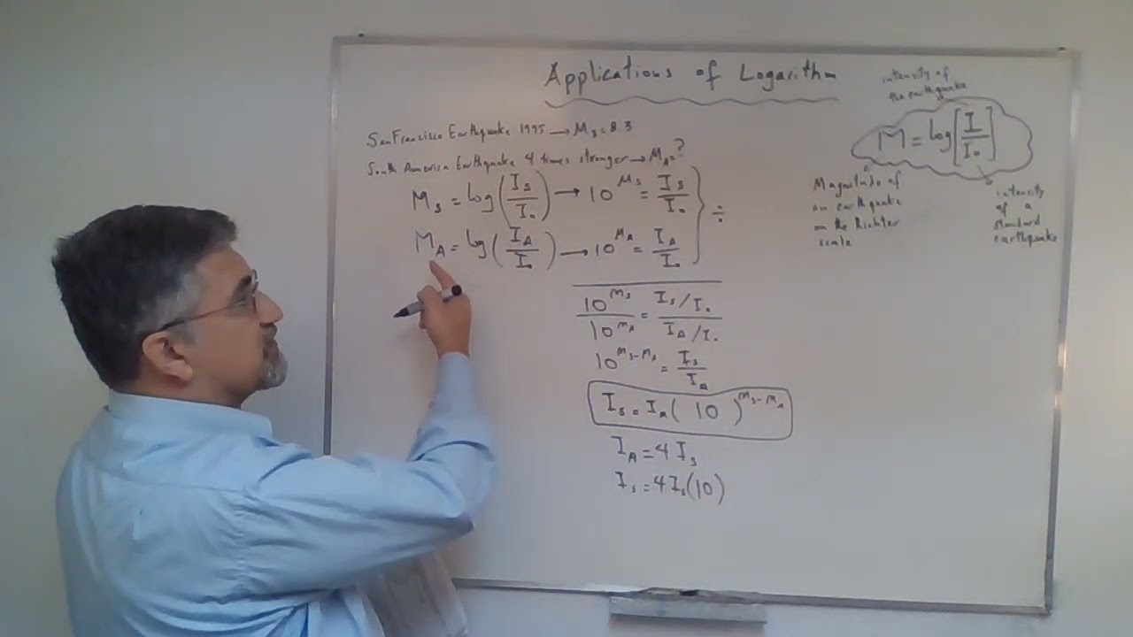 Chapter 8 - Logarithm: Applications of Logarithmic Functions Sec. 7B| MHF4U1 -Advanced Functions