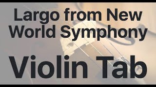Learn Largo from New World Symphony on Violin - How to Play Tutorial