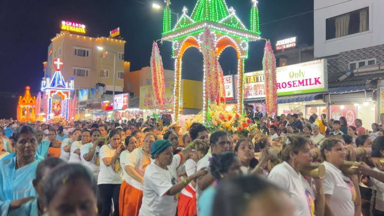 31 August 2025@ car procession at velankanni 