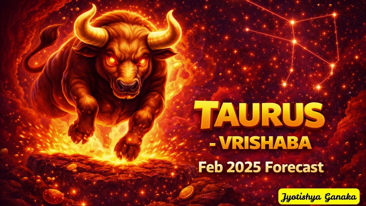 Taurus February 2026 Vedic Astrology Forecast | Vrishabha Rashi & Lagna Predictions