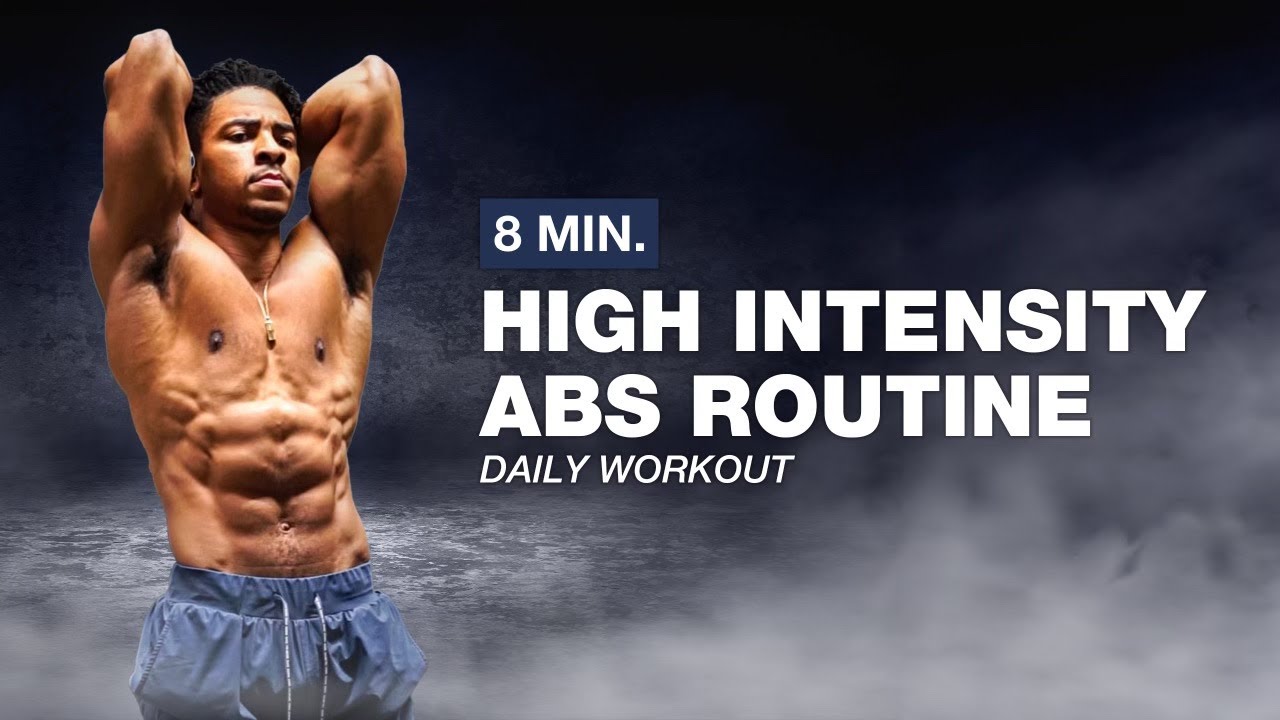 8 MIN DAILY Intense AB Workout - Do This Daily For Six Pack Abs - YouTube