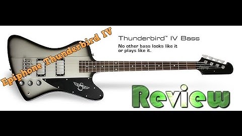 Thumbnail of Epiphone Thunderbird IV Silverburst Bass Review