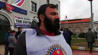İzban Işçileri, Alsancak Garı Önünde Gerçekleştirdikleri Direnişlerinin 27. Gününde