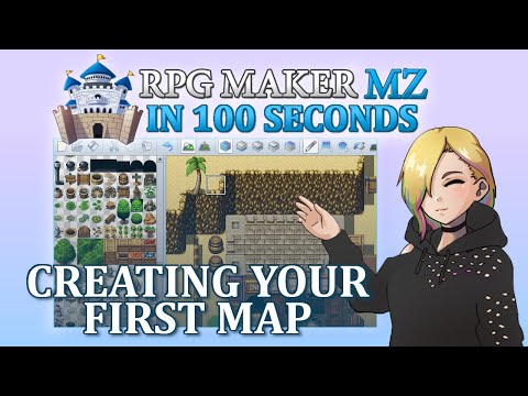 Creating Your First Map // RPG Maker MZ In 100 Seconds
