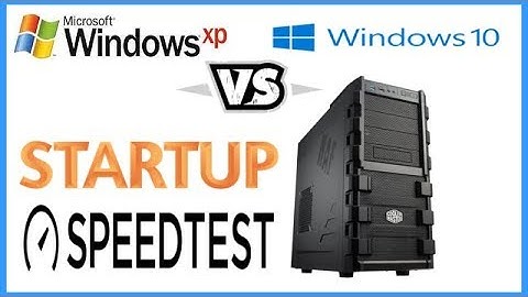 Windows XP Vs. Windows 10 Start Up 👍🏽🖥