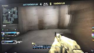CrayzKingkong Anti-Teröristler kazanmasına rağmen boş yere zevkine flaş atması  CSGO screenshot 4