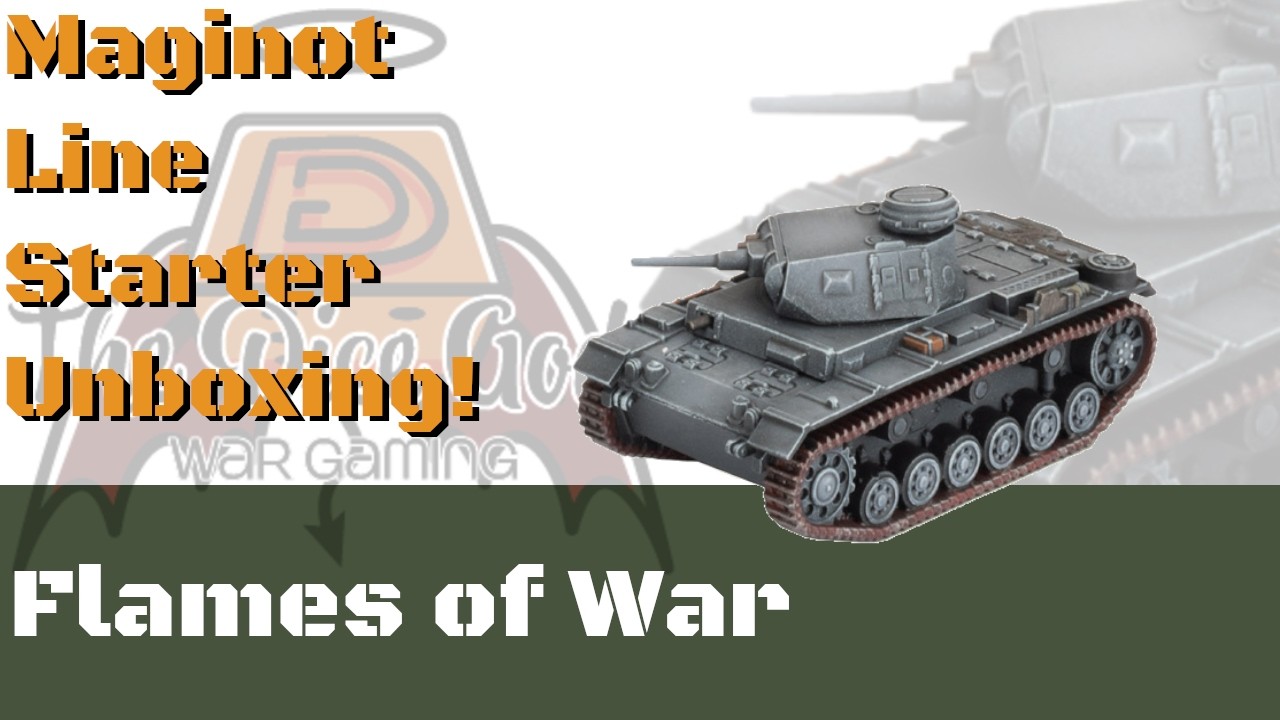 Flames of War Early War Starter - Maginot Line unboxing!