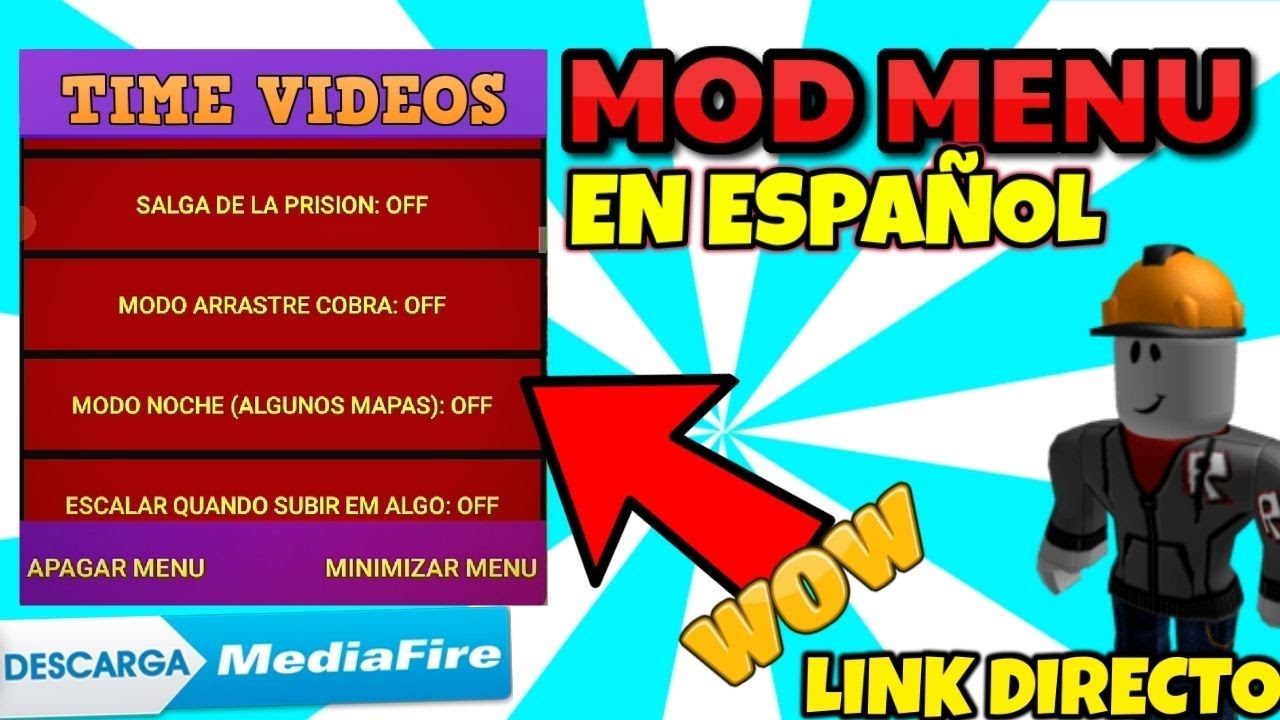 CORRE!!! MOD MENU 100% ATUALIZADO DE ROBLOX HACK ROBLOX/SUPER PULO/ROBUX  INFINITO?!! full money 