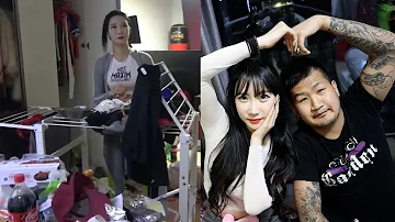 뚱땡남 문신녀 뚱땡남 문신녀