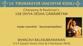 14 TIRUNARAYUR (NACHIYAR KOVIL) | 108 Divya Desha Krti | RAVIKIRAN | BHARGAVI BALASUBRAMANIAN