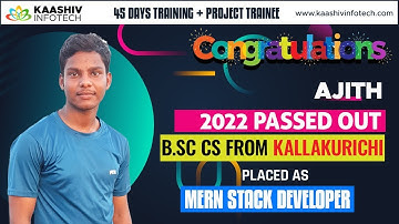 Reviews of Kaashiv Infotech - Mern Stack Developer - Mern Stack Full Course - Full Stack Developer