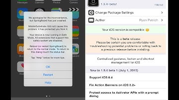 How to fix safe mode crashes in iOS 8.4 when Activator is installed
