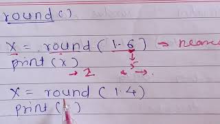 p-8 round function in Python @vaishaliburbure3091