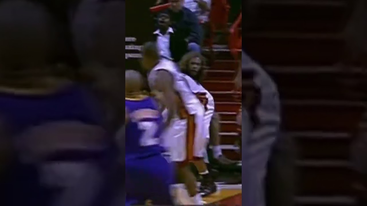 Udonis Haslem BIG block on Kobe Bryant 