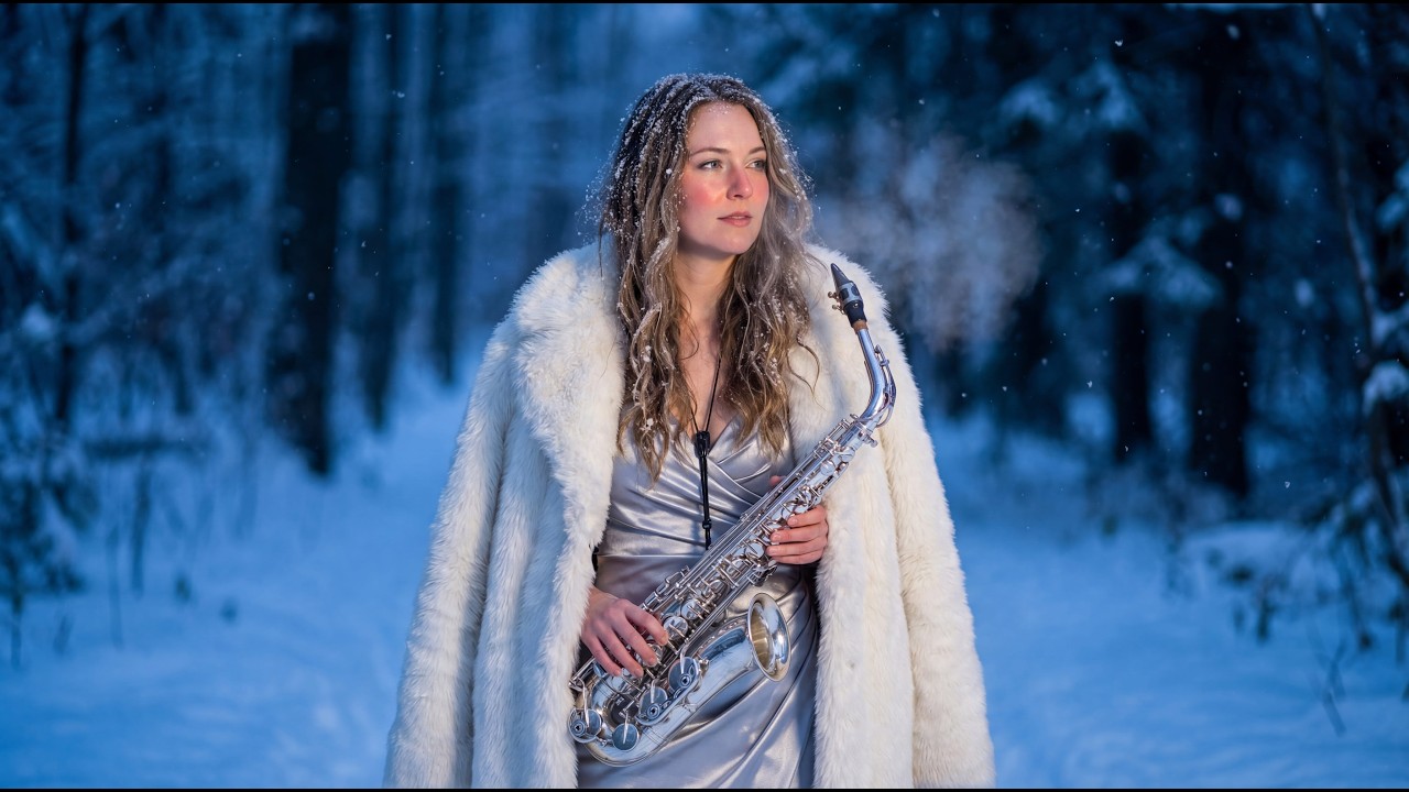 Best Saxophone & Violin Love Songs 🎷🎻 Relaxing Romantic Music for Sleep & Study (Snow Ambience)