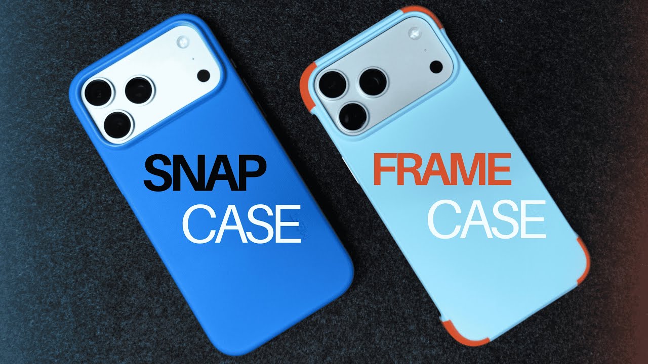 MOFT Snap Case vs Frame Case: iPhone 17 Pro Max Comparison