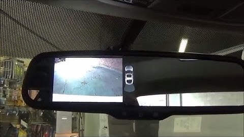 OEM Mirror backup camera and parking sensors