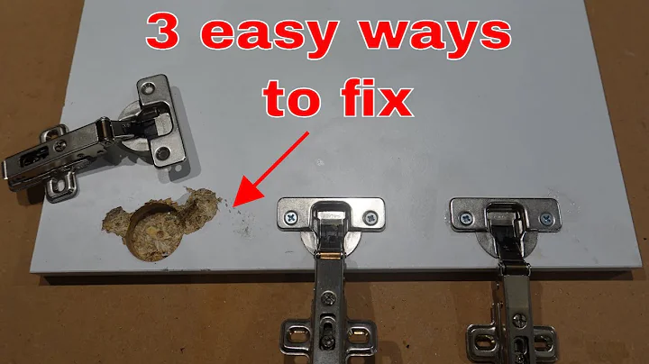 How to fix door hinges - cupboard cabinet repair - DayDayNews