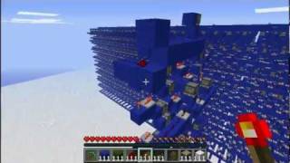 Minecraft Redstone RAM 128 Bytes (1 Kilobit)