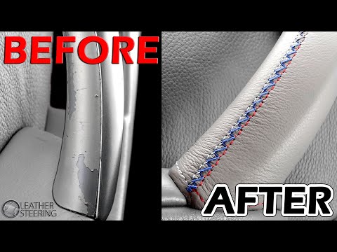 BMW X5 E53 Interior Door Handle DIY Repair Leather Cover