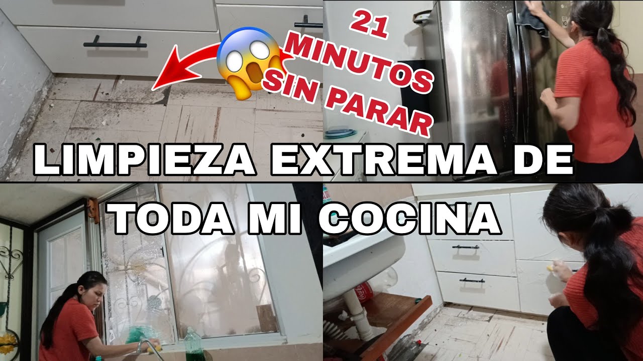 LIMPIEZA ESTREMA DE MI COCINA PEQUEÑA DE INFONAVIT, MAMÁ DE 6 CON GEMELOS DE 9 MESES