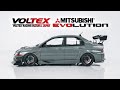 Building A Voltex Widebody Mitsubishi EVO Part 2. 1/24 Scale Plastic Model car.