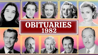 Famous Faces Who Passed Away in 1982 Part 01 OBITUARIES TV